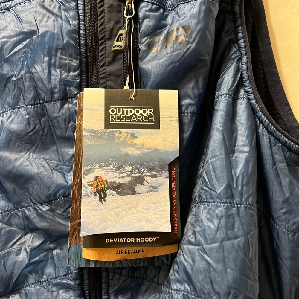 Outdoor Research Deviator Hoody Vest Sz M NWT